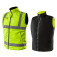 Vests, sleeveless jackets and bodywarmers