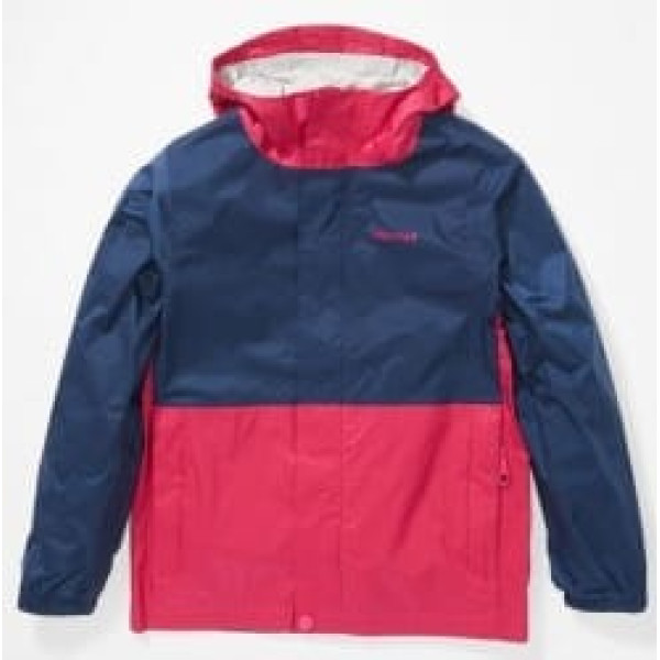 Marmot Jaka Kids PreCip Eco Jacket L Very Berry/Artic Navy