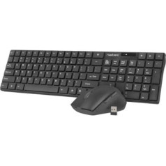 Natec 2 vienā tastatūra + peles stingray mums optiskais bezvadu