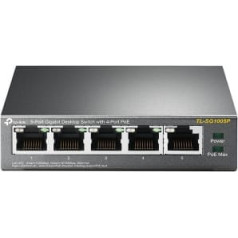 TP-Link TL-SG1005P Gigabit Desktop Switch 5x GB-LAN Komutatori