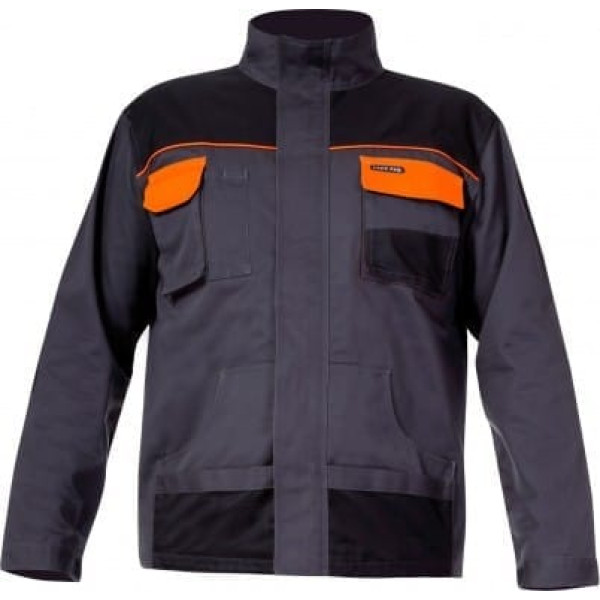 Lahti Pro Jacket graphit-orange, 190g/m2, 