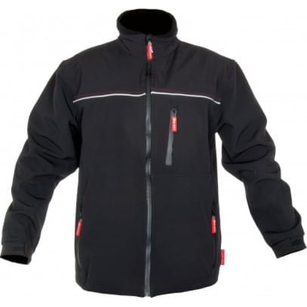 Lahti Pro Softshell jacket, black, size l, ce, lathi