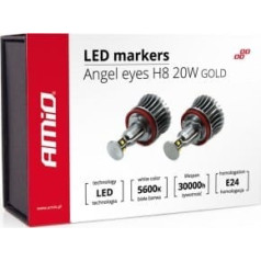 Amio Led marker h8 20w gold