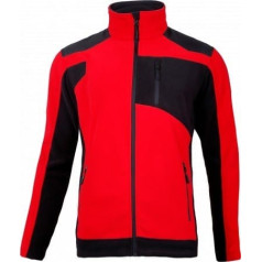 Lahti Pro Fleece jacket with reinforcement, red-black,