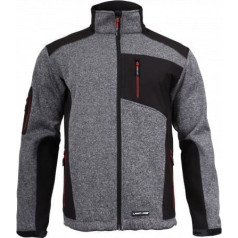 Lahti Pro Sweater jacket soft. inserts, grey-black, 