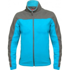 Lahti Pro Ladies' fleece jacket, turquoise and grey, 