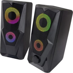 EGS103 Esperanza usb speakers 2.0 led rainbow baila