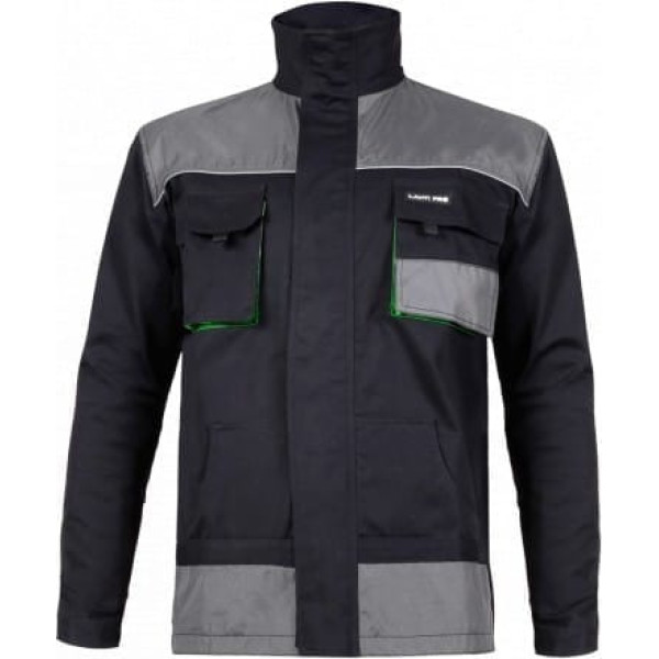 Lahti Pro Jacket, black-green, 100% cotton, 