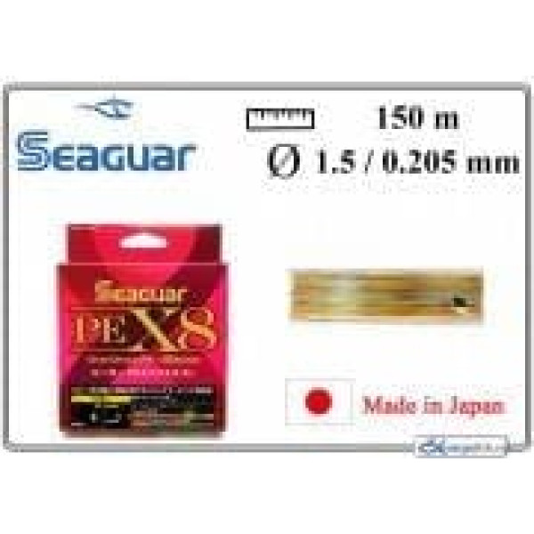 Pītā aukla SEAGUAR GrandMAX PEx8 150 - 15