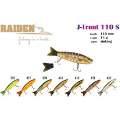 Vobleris RAIDEN «J-Trout» 110 S