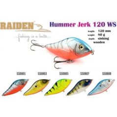 Vobleris RAIDEN «Hummer Jerk» 120 WS