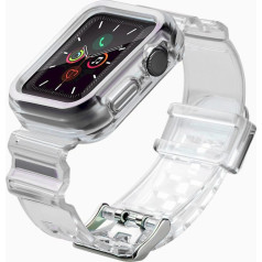 Fusion Accessories Fusion Light Set silikona siksniņa Apple Watch 38mm / 40mm / 41mm melna