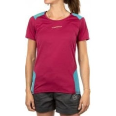 La Sportiva Krekls COMPASS T-Shirt W L Red Plum/Topaz