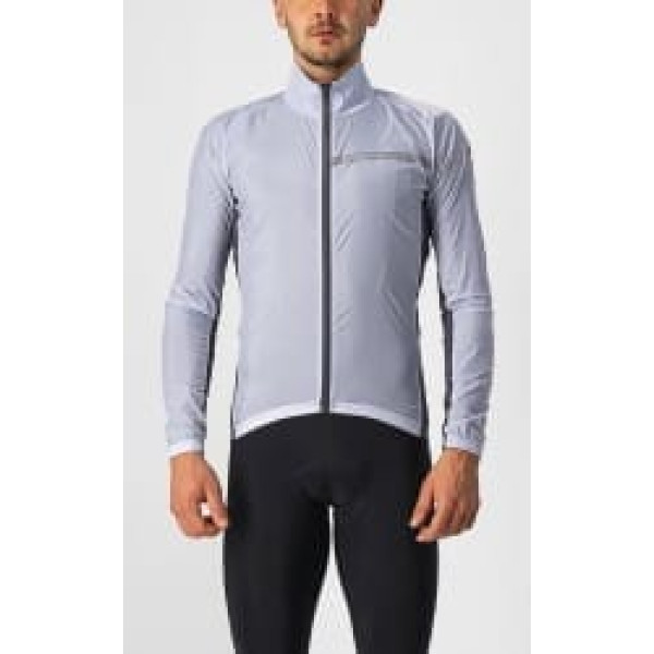 Castelli Velo jaka SQUADRA Strech Jacket M Light Black/Dark Gray