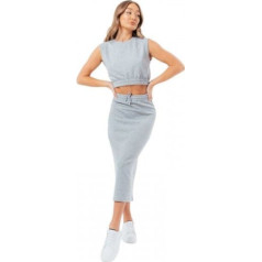 Justhype Sweat Midi Skirt Loungewear komplekts W LABON007 / 8