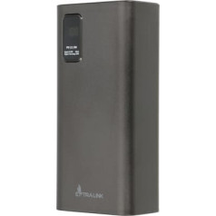 Extralink EPB-069 jaudas banka 30000 mAh / 4 x USB melns