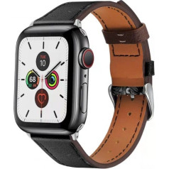 Fusion Accessories Fusion ādas siksniņa Apple Watch 38 / 40mm melna