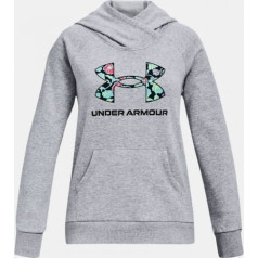 Under Armour UA Girl's Rival Logo Hoodie 1366 399 035 / Pelēka / XL