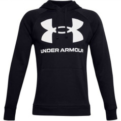 Under Armour UA Rival Fleece Big Logo HD sporta krekls 1357093 001 / Melna / XXL