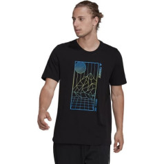 T-krekls adidas Terrex Mountain Fun Graphic Tee H50930 / Melna / M