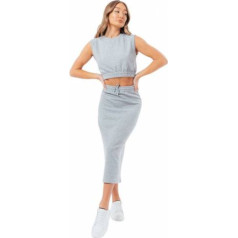 Justhype Sweat Midi Skirt Loungewear komplekts W LABON007 / 12