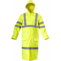 Lahti Pro High visibility raincoat, yellow, 