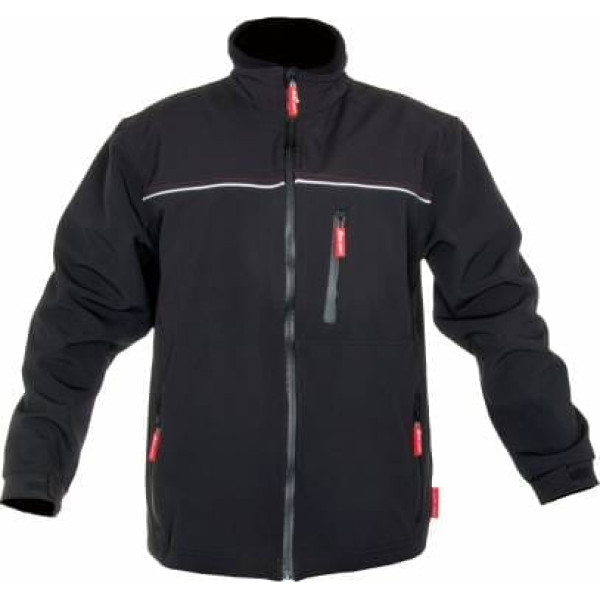 Lahti Pro Softshell jacket, black, size 2xl, ce, lathi