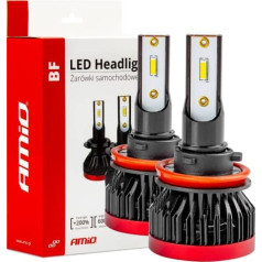 Auto LED spuldzes bf sērijas amio h8 / h9 / h11