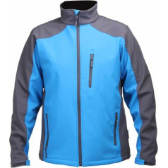 Lahti Pro Softshell jacket, blue and grey, 