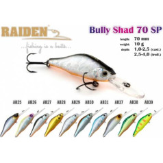 Vobleris RAIDEN «Bully Shad» 70 SP