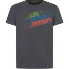 La Sportiva Krekls STRIPE Evo T-Shirt M S Carbon/Kale