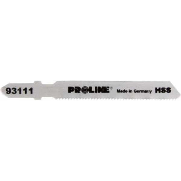 Jig saw blade metal u hss straight 75/50 21tpi 5 pcs proline