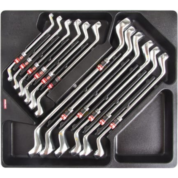 Proline 58711 Paplātes numurs 11 - saliektas gredzenveida atslēgas, 12 elementi, tukšs