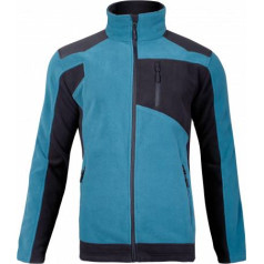 Lahti Pro Fleece jacket with reinforcement, turq-black,