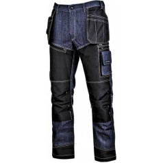 Lahti Pro Jeans trousers, blue, with reinforcements, 