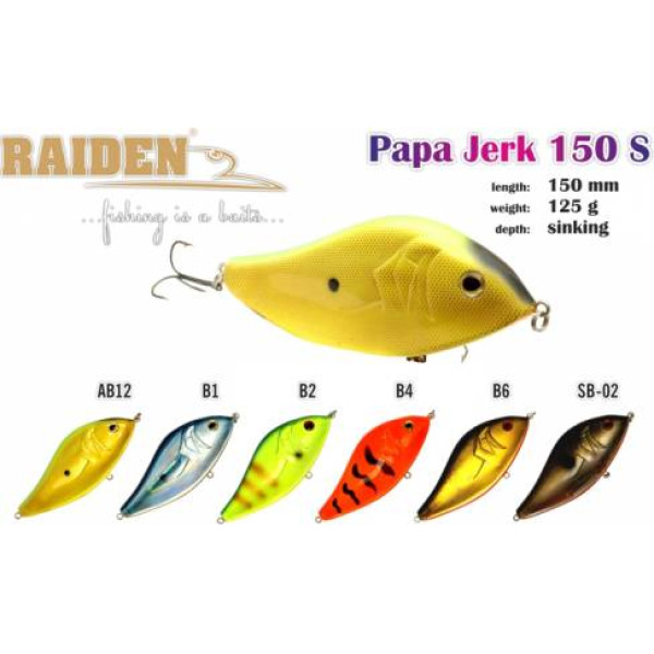 Vobleris RAIDEN «Papa Jerk» 150 S