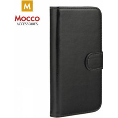 Mocco Twin 2 in 1 Leather Book Case Grāmatveida Maks + Aizmugurējais Silikona Apvalks Telefonam Sony Xperia XA2 Melns