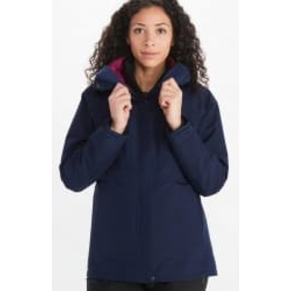 Marmot Jaka Wms Minimalist Component Jacket M Arctic Navy/Wild Rose