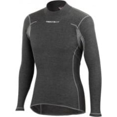 Castelli Velo termokrekls FLANDERS Warm LS L Black