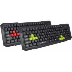 Esperanza Wired keyboard for players usb aspis red