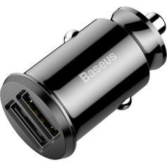 Baseus CCALL-ML01 automašīnas lādētājs 2x USB / 5V / 3.1A melns