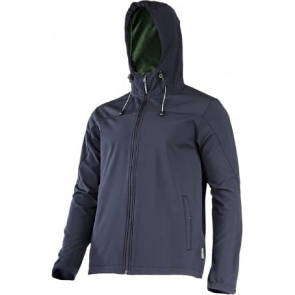 Lahti Pro Softshell jacket, hood, black, 