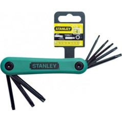 Stanley 8 pc folding torx set t9 - t40 (hanger)