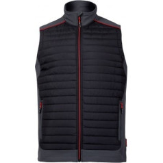 Lahti Pro Vest, padded, black-grey-red, 