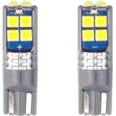 Amio Led canbus 10smd 3030 t10 w5w white 12v/24v