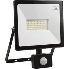 LED prožektors ar Maclean kustības sensoru, slaids 50W, 4000lm, silts balts (3000K), IP44, MCE650 WW PIR