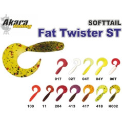 Silikona māneklis AKARA mini SOFTTAIL «Fat Twister ST»