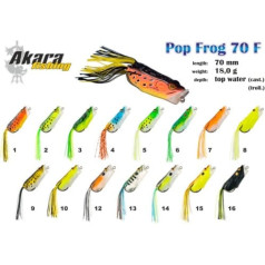 Vobleris AKARA «Pop Frog» 70 F