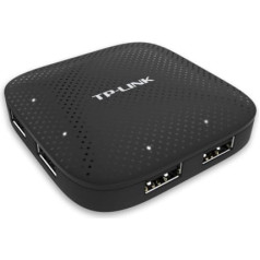 Hub TP-Link UH400 (4x USB 3.0; melns)