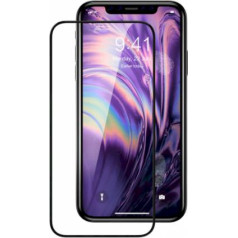 Fusion Accessories Fusion Full Glue 5D Tempered Glass Aizsargstikls Pilnam Ekrānam Apple iPhone 11 Pro / iPhone X / XS Melns